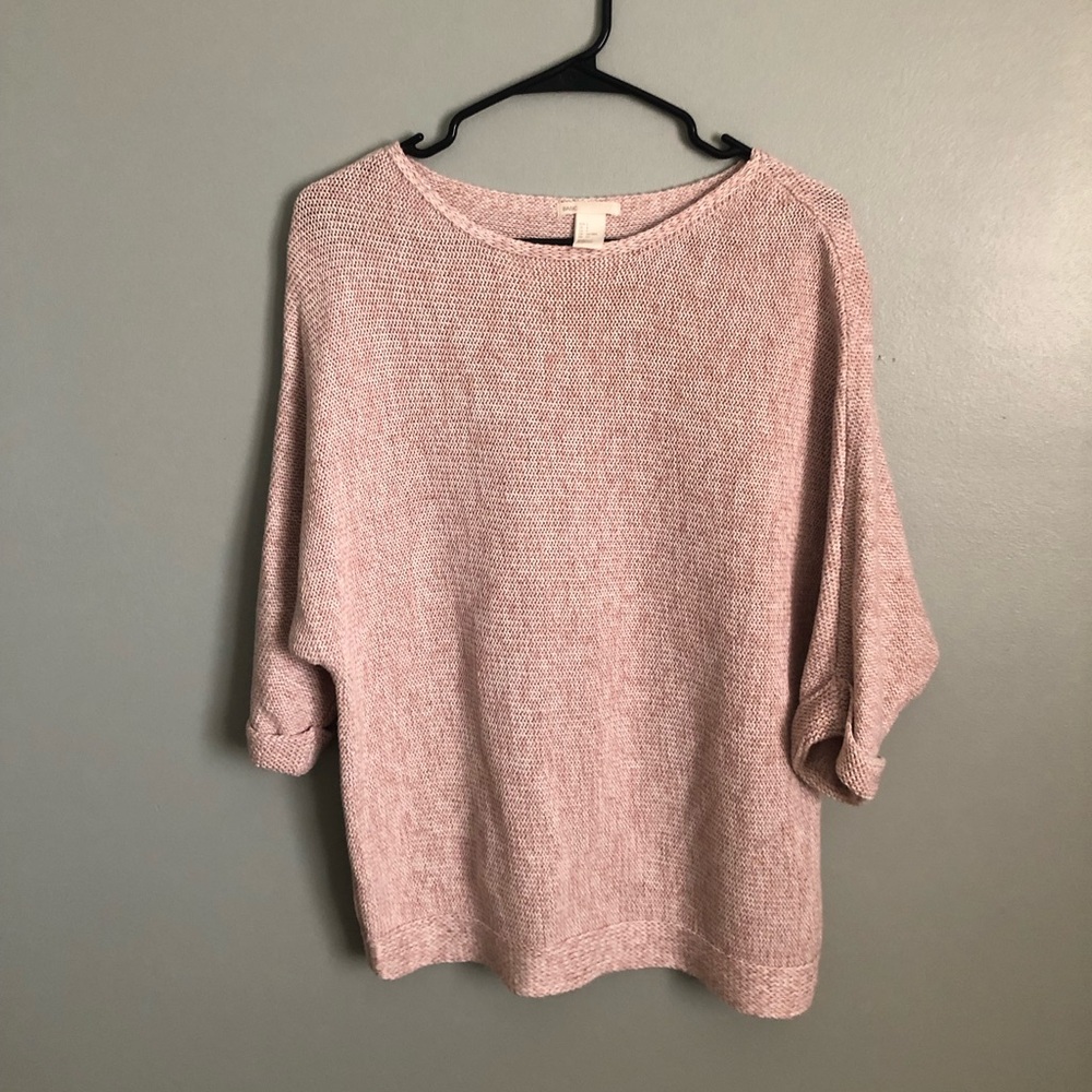 Blush pink sweater size small